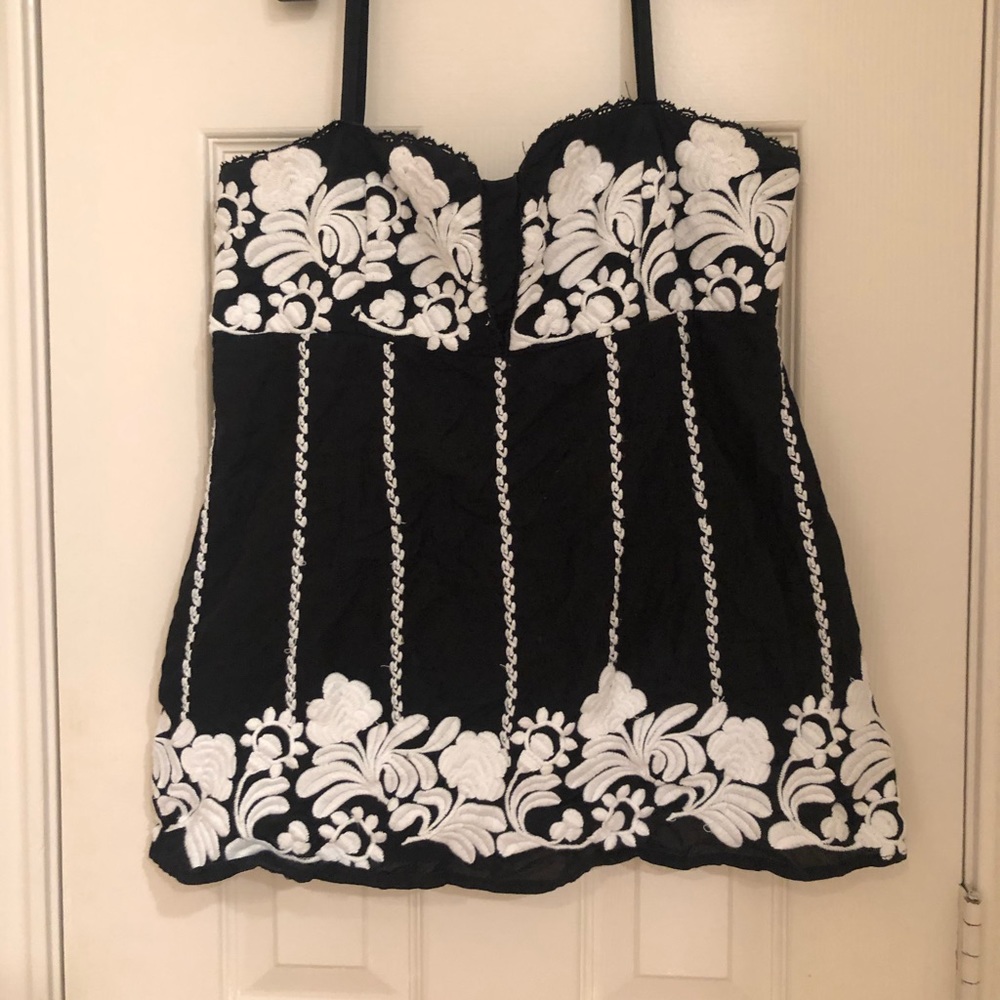 Embroidered Tank Top